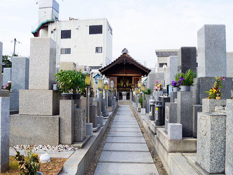 八尾市立　久宝寺墓地