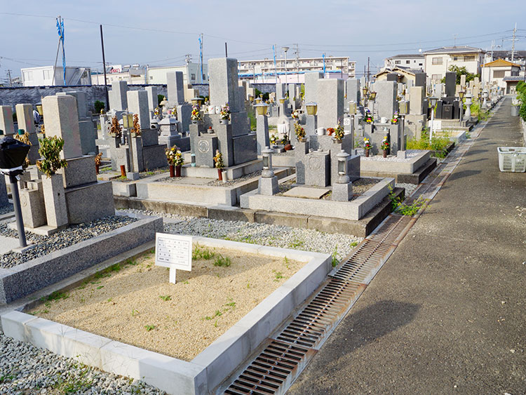 八尾市立　安中墓地